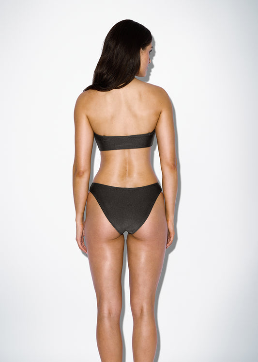 C Design Bandeau Bikini Top Seppia Brown