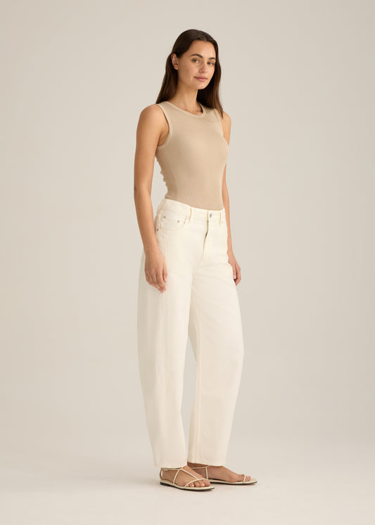 Basel Knit Tank Beige