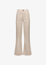 Carmen Trouser Caramel Houndstooth