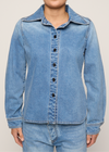 Monty Denim Shirt Washed Blue