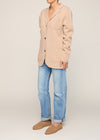 Elsa Knit Blazer Biscuit