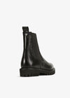 ESSEN Leather Lug Sole Black Boot