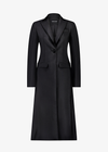 Venetian Maxi Coat Black Zibeline