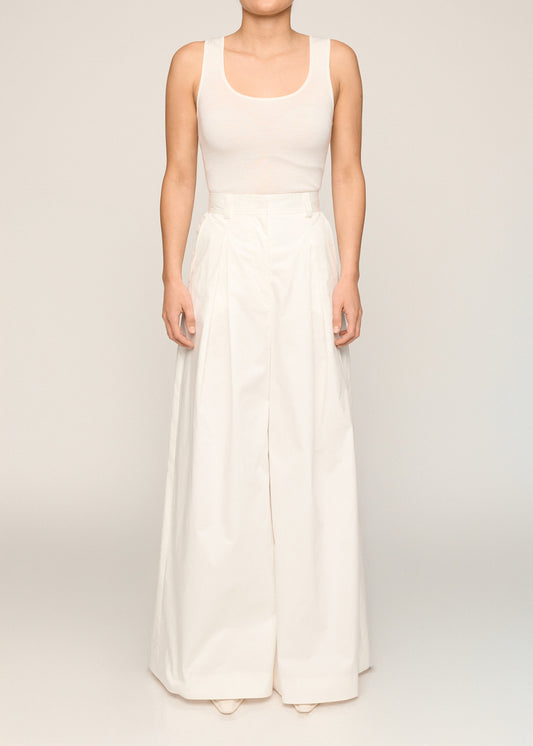 Murano Pant Ivory Cotton