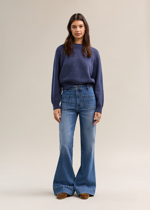 Harper Sweater Denim Marle