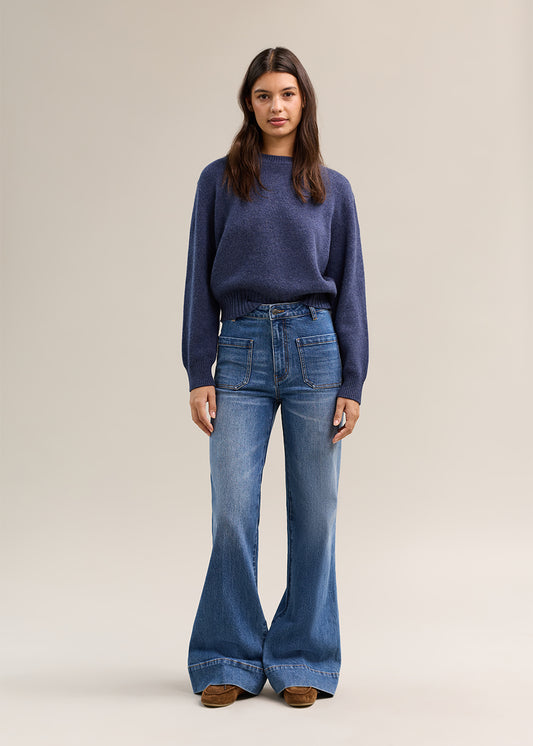 Harper Sweater Denim Marle