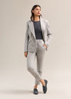 Patricia Blazer Silver Pinstripe