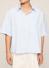 Elena Short Sleeve Shirt Blue Stripe