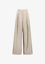 Murano Wide Leg Pant Caramel Houndstooth