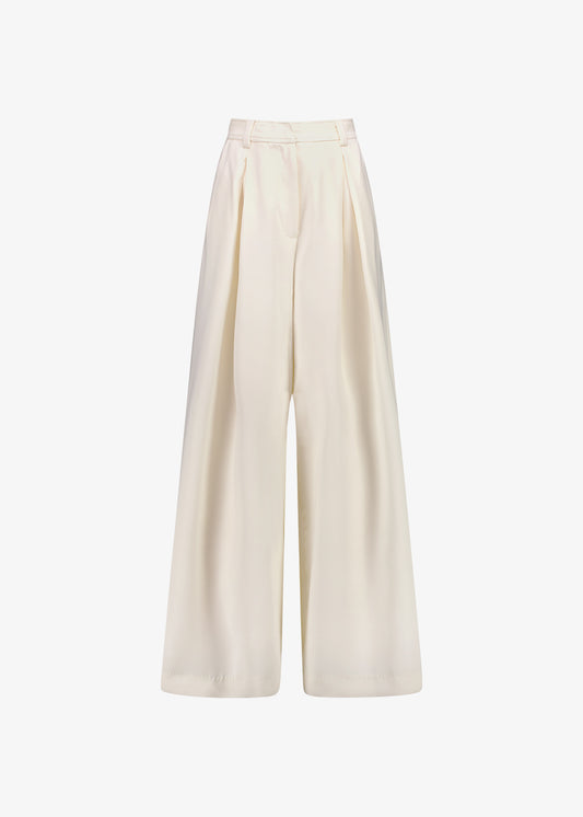 Murano Wide Leg Pant Clotted Cream
