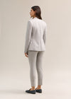 Patricia Blazer Silver Pinstripe