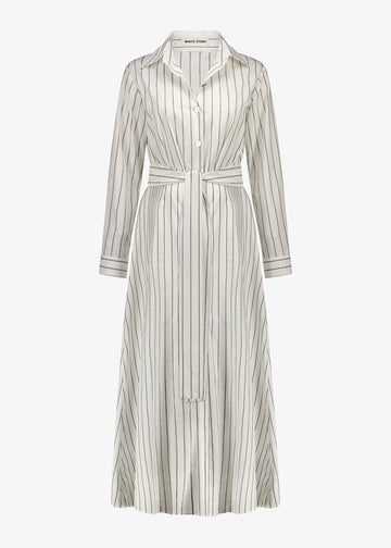 Sirena Dress Ivory Stripe
