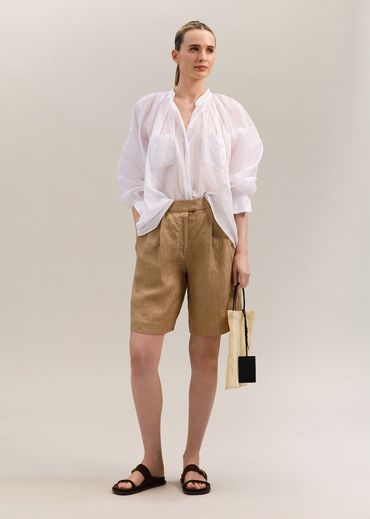 Athena Voile Shirt White