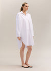 Maya Shirt Dress White