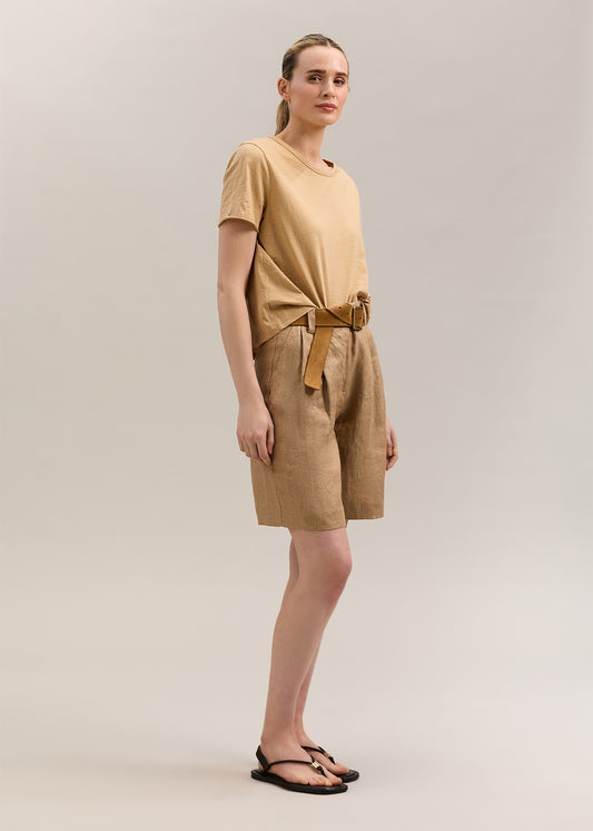 Rhodes Boxy Tee Nutmeg