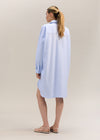 Maya Shirt Dress Sky Blue Stripe