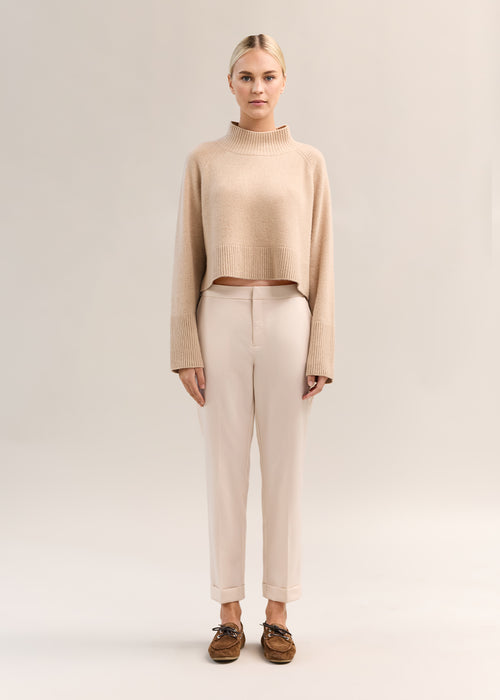 Elise Slim Trouser Ecru