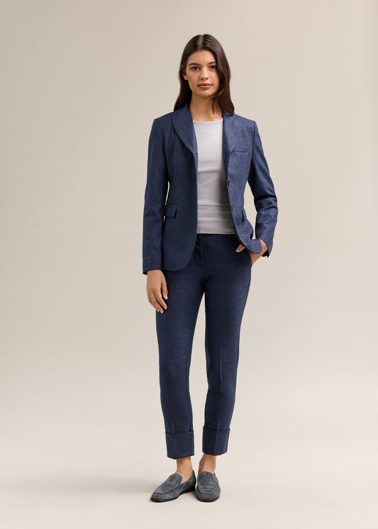 Viktoriya Suit Pant Denim Melange
