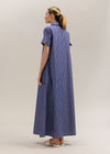 Sirena Dress Indigo/White Stripe