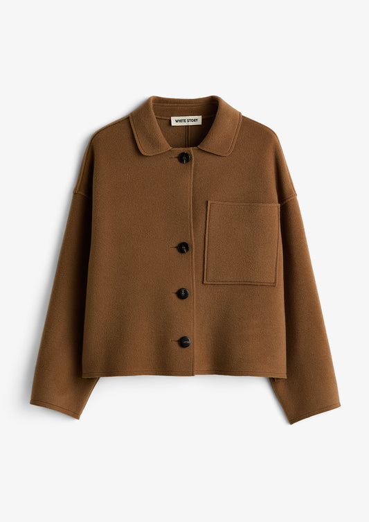 Gemma Wool Jacket Cognac