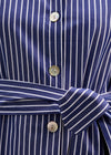 Sirena Dress Indigo/White Stripe