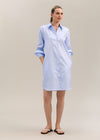 Theo Shirt Dress Oxford Blue