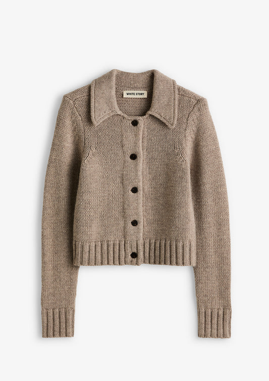 Sarah Cardigan Mink Marle