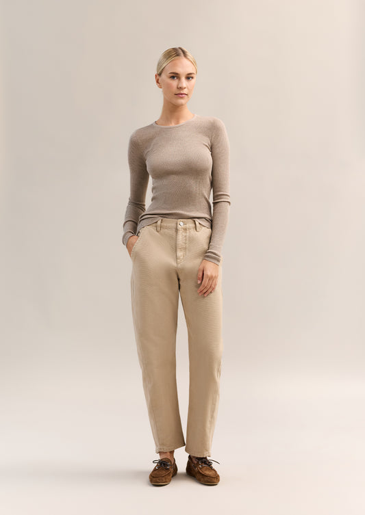 Basel Knit Top Mink Marle