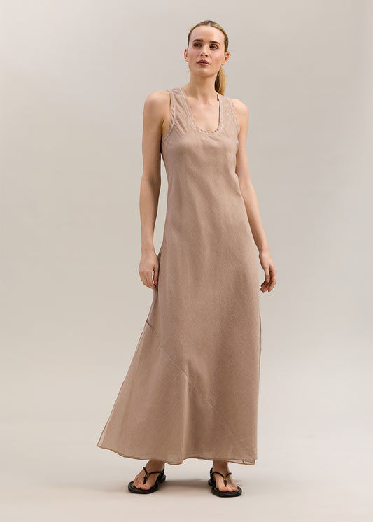 Daphne Dress Chestnut Gingham