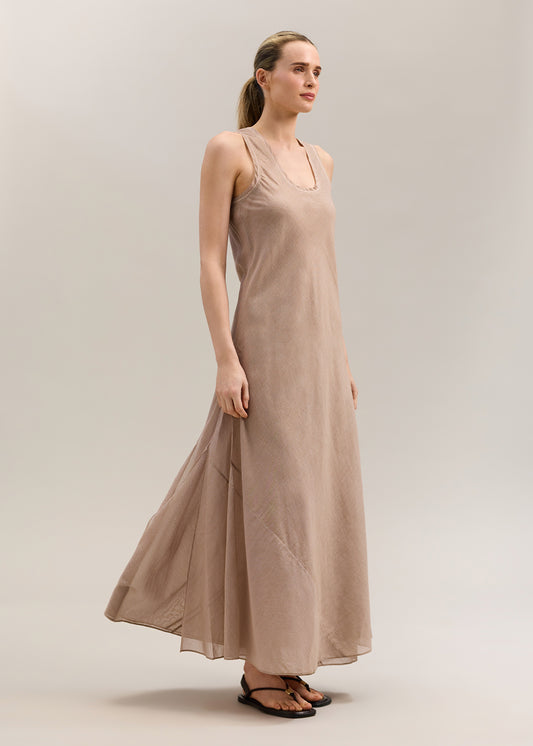Daphne Dress Chestnut Gingham