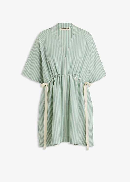 Camilla Mini Dress Green Stripe