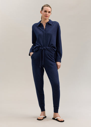 Milano Knit Pant Navy