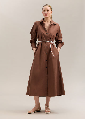 Francesca Dress Chocolate