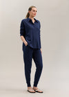 Sidney Knitted Shirt Navy
