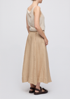 Amelia Scoop Tank Beige