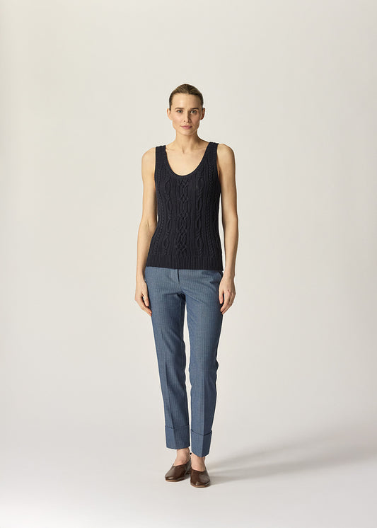 Ariana Tank Indigo