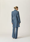 Cairo Dress Blue Houndstooth