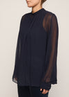 Camila Blouse Navy