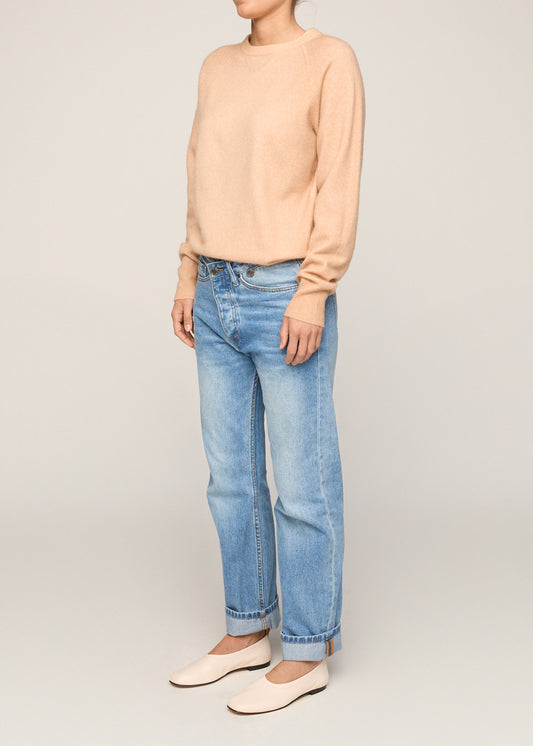 Crew Neck Cashmere Biscuit