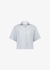 Elena Short Sleeve Shirt Blue Stripe