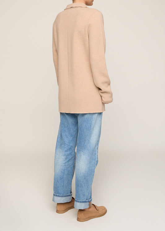 Elsa Knit Blazer Biscuit