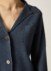 Elsa Knit Blazer Denim Marle