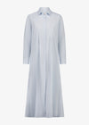 Francesca Dress Powder Blue Stripe