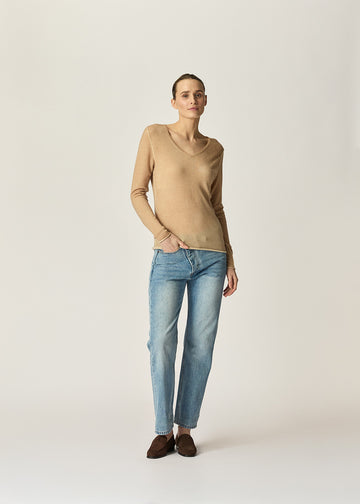 Lucia Spray Knit Beige
