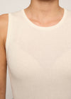 Basel Knit Tank Ivory