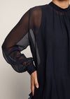 Camila Blouse Navy