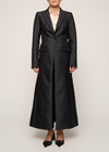 Venetian Maxi Coat Black Zibeline