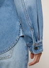 Monty Denim Shirt Washed Blue