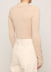 Eleanor Half Placket Top Wheat