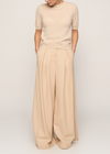 Squeak Knit Half Sleeve Beige